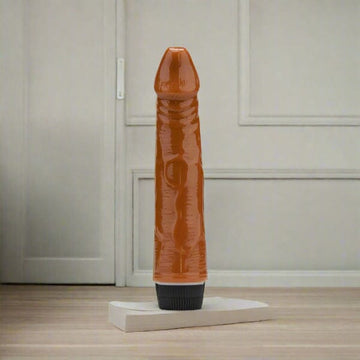 Loving Joy 7 inch Realistic Vibrator - Brown Dildos & Dongs My Amazing Fantasy